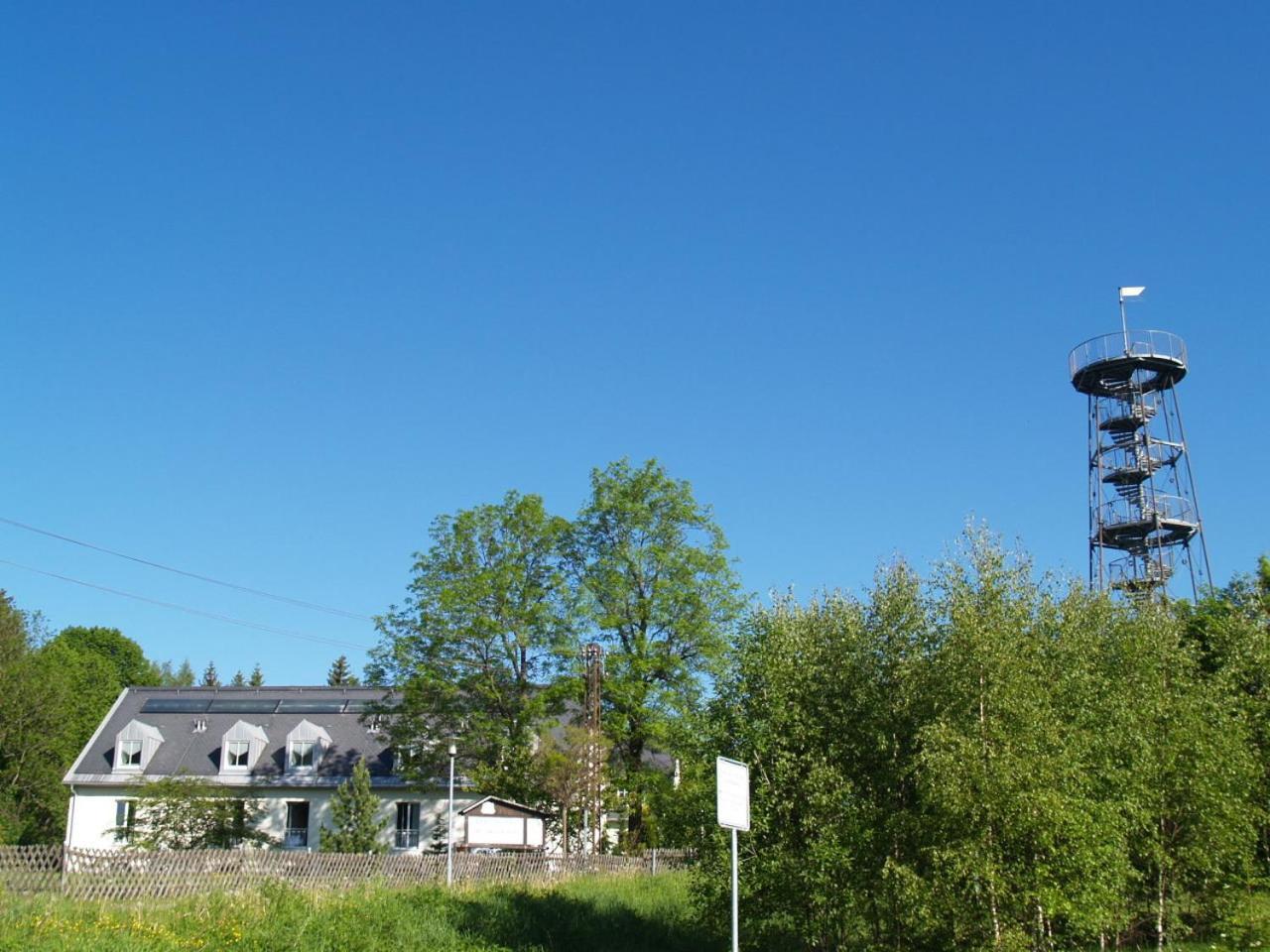 Berghotel Drei Brueder Hoehe Marienberg Bagian luar foto